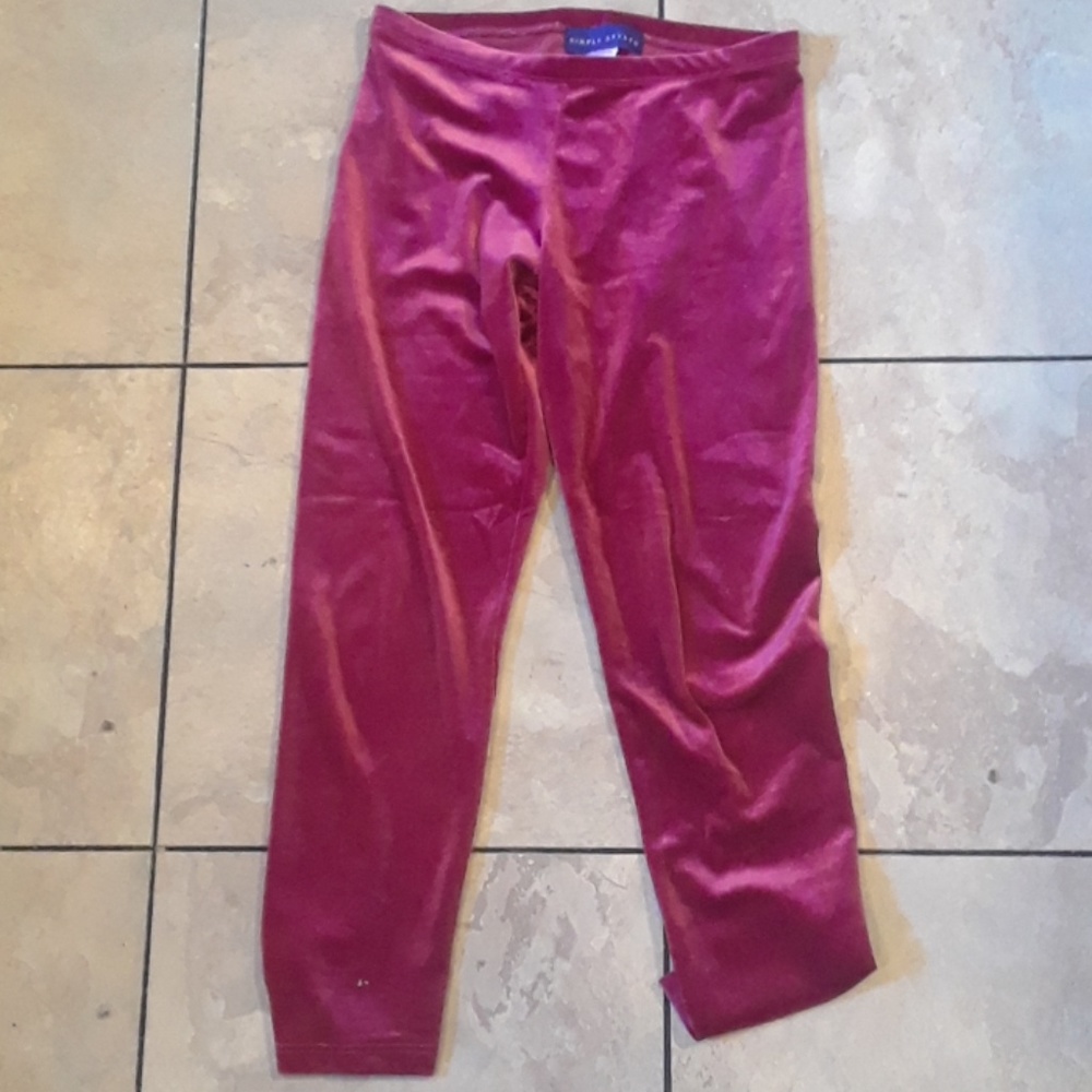 Pink Velvet Pants
